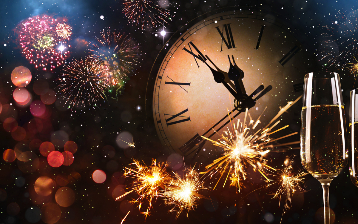 Hintergrund Silvester